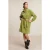 River Woods Belted Corduroy Dress With Buttons Olive Green