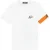 Malelions Men Captain T-Shirt | White/Orange