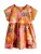 Next Jurk  lichtbeige / limoen / oranje / zwart
