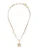 Bershka Ketting  goud / parelwit