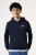 Donkerblauwe hoodie