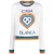 Casablanca Heart Casa Brand Trui Wit Gebreid