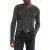John Varvatos William Slim Fit Henley With Miss And Tu Iron Grey