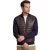 donkerblauw Baileys vest met bruin padded voorzijde