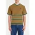 Paul Smith Mens Sweater Ss T Shirt Zeb Emb Khaki