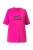Ulla Popken Shirt  neonroze / zwart