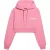Jacquemus Le Sweatshirt Court Pink Cropper Hoodie