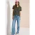 Cecil Dames Basic shirt in tuniekstijl in Groen