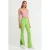 Hoge taille flare-broek met split