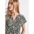 Street One Dames Gedessineerde blouse in Blauw