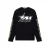 Malelions Men Motocross Longsleeve T-Shirt | Black