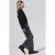 NAME IT KIDS wide leg casual broek zwart