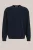 WE Fashion – Heren regular fit sweater met structuur – Regular fit – Donkerblauw – Katoen –