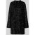Jake*s Collection Knielange jurk met pailletten
