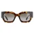 Jimmy Choo NENA/S 086 HA havana en goud bruin gradiënt zonnebril