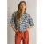 Ivy Beau blouse met print – lichtblauw
