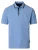 blauwe polo met zwarte omlijning Casa Moda korte mouw