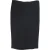 Givenchy Asymmetrische Gekruiste Knierok in Zwart Polyester