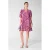 Shoeby viscose korte zomerjurk met print – roze