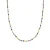 Luxenter Sterling Zilver 925 en Veelkleurig Kristal collier afgewerkt in 18k geelgoud – Shedi