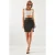 Hoge Taille Crepe Minirok met Split