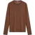 Mos Mosh 511830 289 mosmosh mmgadam contrast crew neck knit cocoa brown