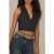 Reiss Halter Neck Top Navy
