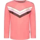 B.Nosy Baby meisjes shirt met v print strawberry ice