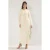 Trendyol Modest Dames Beige Effen Maxi Lang Zakelijk Double-breasted Modest Jurken