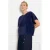 LOLALIZA gebreide trui – donkerblauw