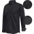 Cappuccino Italia Overhemden Regular Fit Overhemd Black Zwart