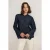 TRENDYOLMİLLA Dames Blauw Effen Lang Regular fit Overhemden