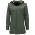 Double Face Dames Jassen Parka – Slim Fit – Groen
