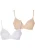 Urban Classics BH  beige / wit