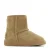 Shoesme gevoerde suède enkelboots cognac