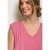 Street One Dames Shirt met afhangende schouders en elastische zoom in Pink