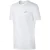 Nike geborduurd Futura T-shirt in wit en zilverkleurig logo