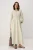 Trendyol Modest Dames Groen Effen Maxi Lang Casual A-lijn Modest Jurken