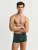 GANT Boxershorts  donkergrijs / groen / wit
