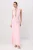 TRENDYOLMİLLA Dames Roze Effen Maxi Mouwloos Skater Avond & Gala Jurk