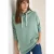 Cecil Dames Lange hoodie in Groen