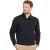 Barbour half zip trui donkerblauw met knopen en elleboogstukken