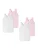 SCHIESSER Onderhemd  pink / wit