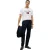 Tommy Hilfiger T-shirt voor heren met geborduurde vlag (Wit)