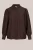 WE Fashion – Dames blouse met structuur en ballonmouwen – Curve – Regular fit – Donkerbruin – Viscose – Plus Size