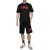 FILA Lezinnes Loose Shorts Black-true Red