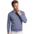 Gentiluomo trui blauw regular fit gemêleerd ronde hals