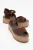 Serez Leren Platform Espadrilles Sandaal (Dames)