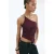Mango top met borduursels – donkerrood