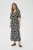 Jersey jurk Loose fit Black, Chalk Flower Print